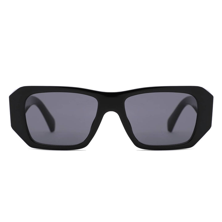 Oversized Angular Rectangle Sunglasses