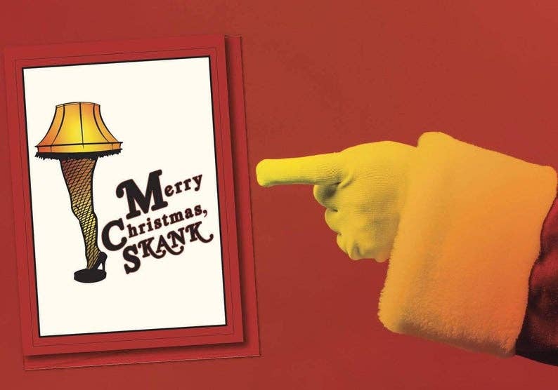 Merry Christmas, Skank Greeting Card