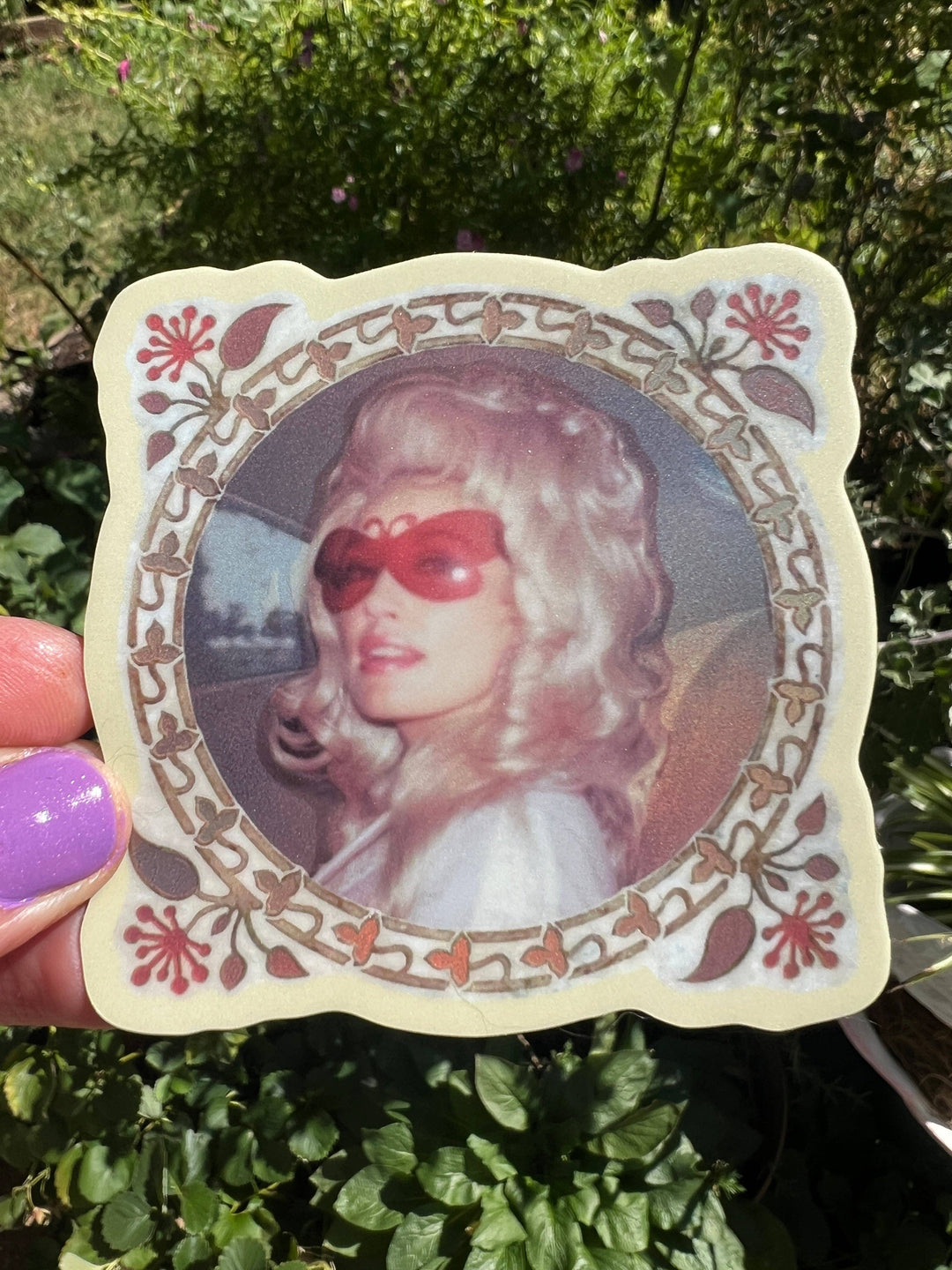Dolly Butterfly Shades Sticker