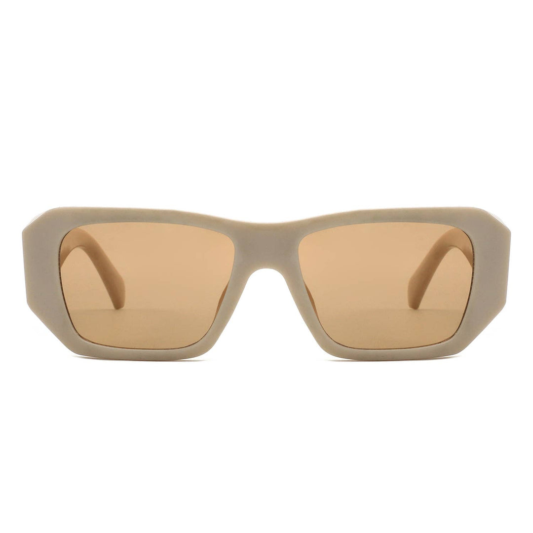 Oversized Angular Rectangle Sunglasses