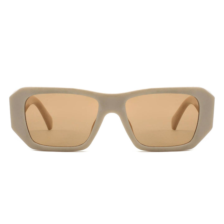 Oversized Angular Rectangle Sunglasses