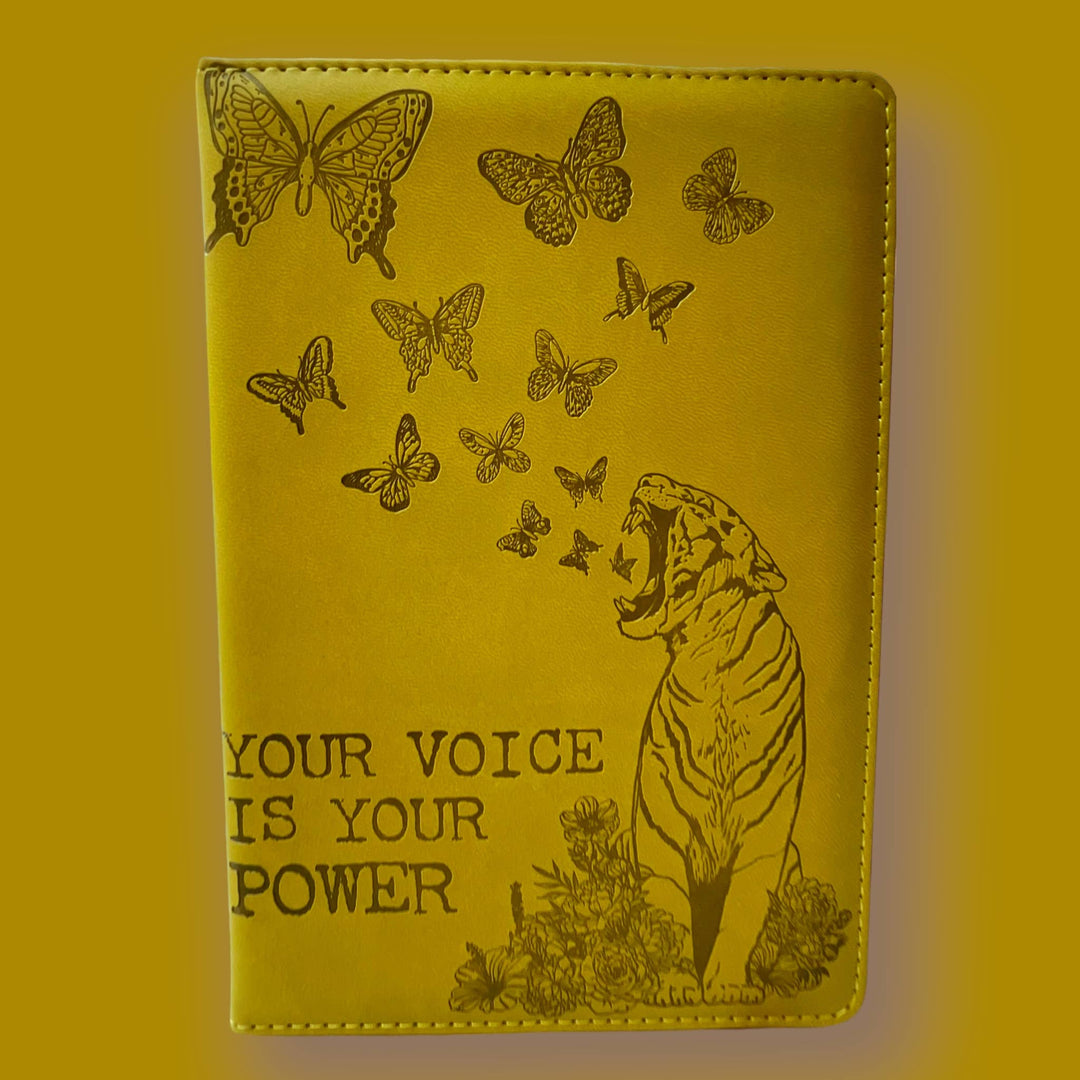 Your Voice is Your Power Vegan Journal