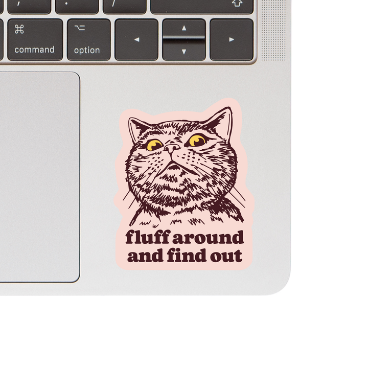 Kitty Cat Swear Sticker