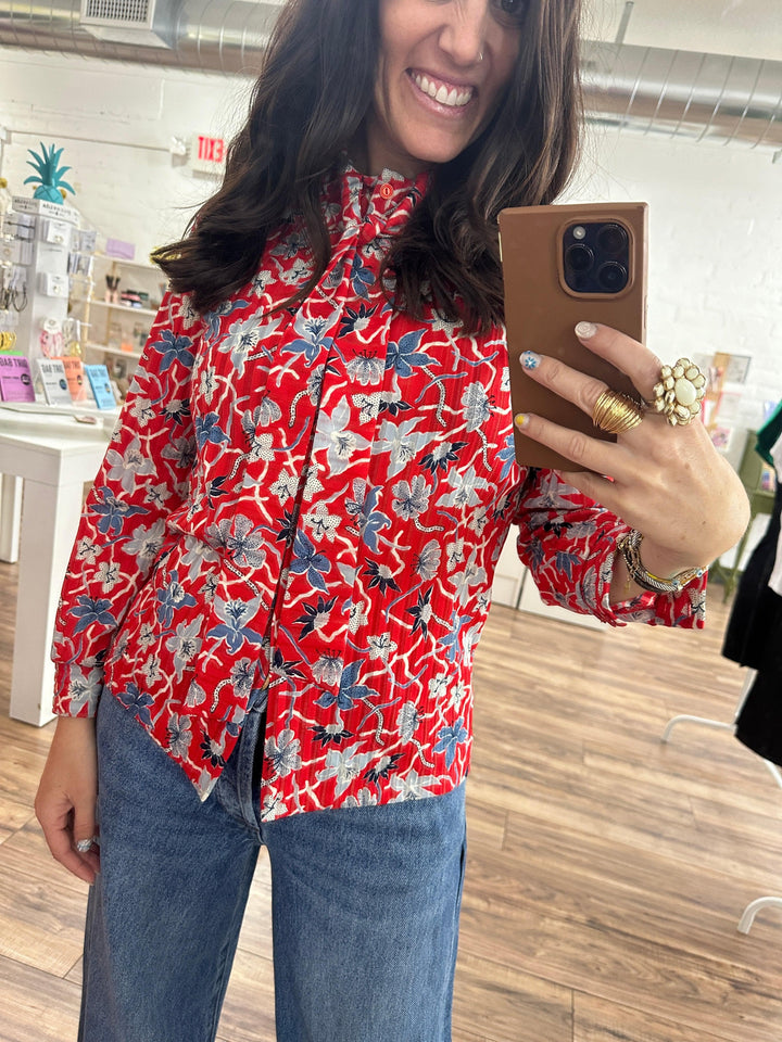 60's Floral Blouse, Graff Californiawear - For the love, LV