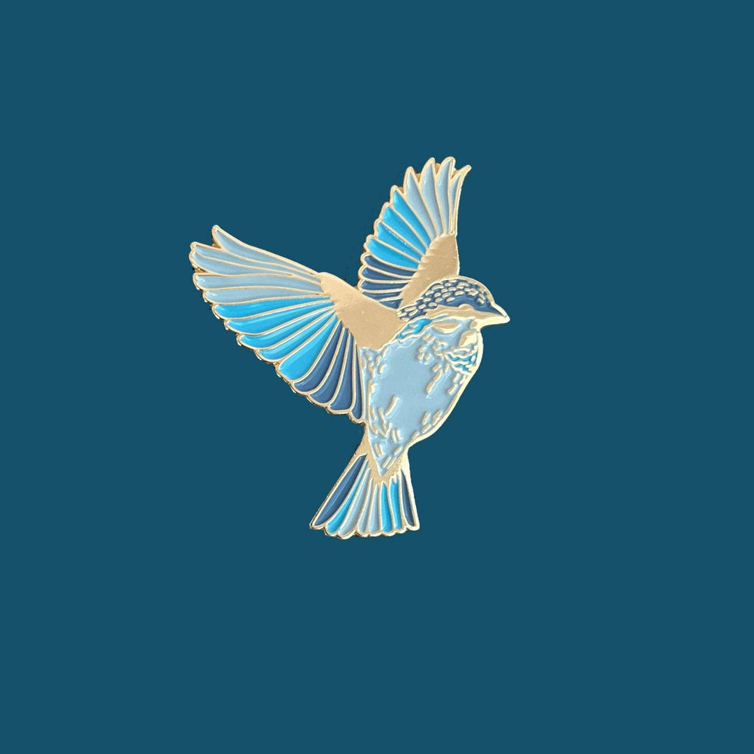 Nevada Blue Bird Pin