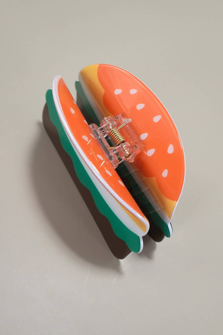 JUMBO FOODIE HAIR CLAW CLIPS