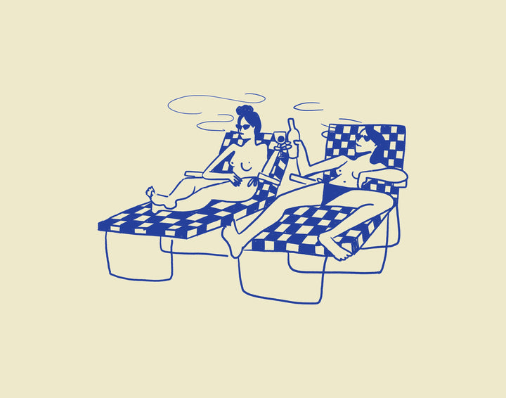 Swim Club Art Print