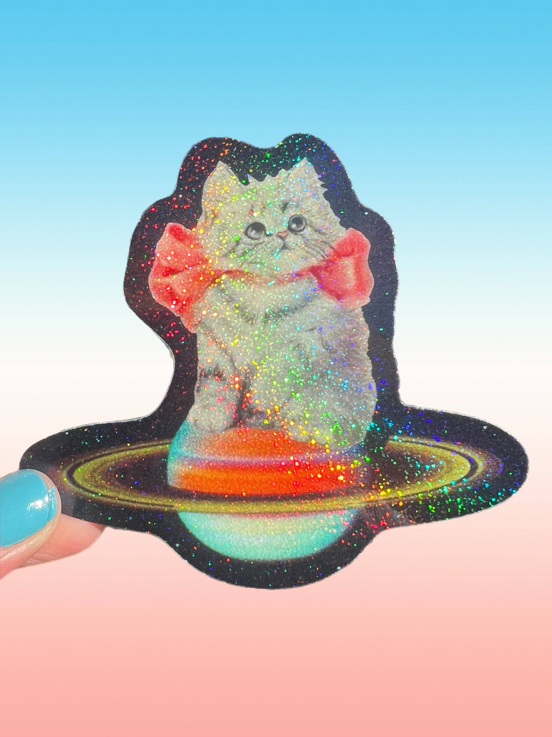 Planetary Kitten Sticker
