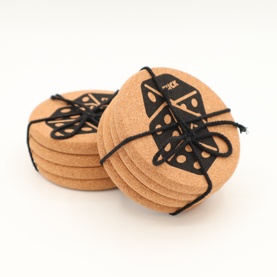 Cork Coaster Fuck It Dice