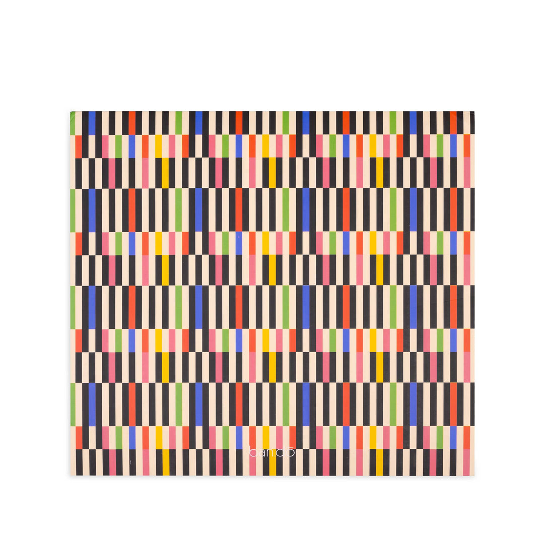 Desk Notepad, Mid Century Stripe