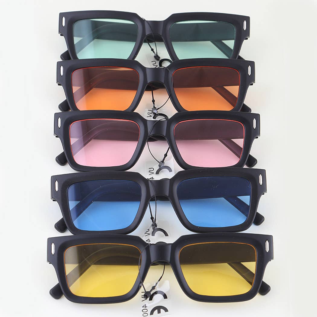 Classic Tinted Box Sunglasses