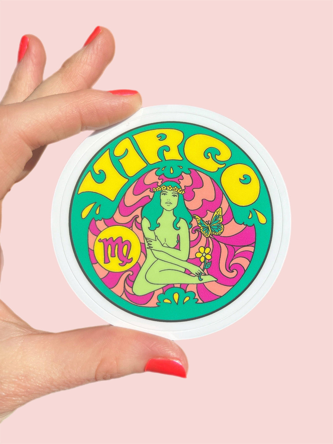 Virgo Zodiac Sticker
