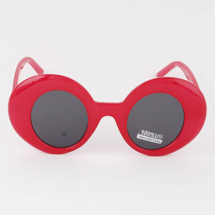 Polarized Bulky Round Sunglasses