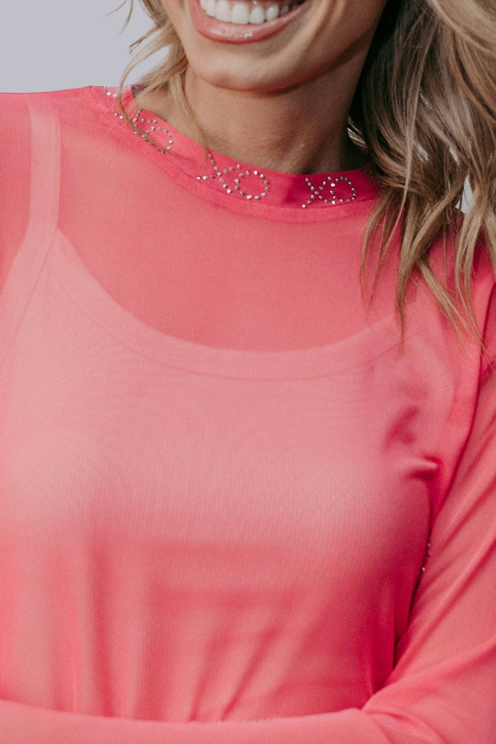 XOXO Mesh Top