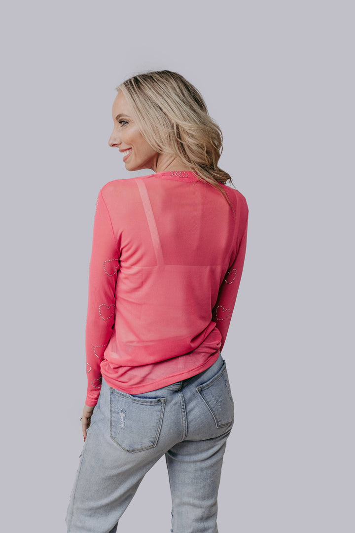 XOXO Mesh Top