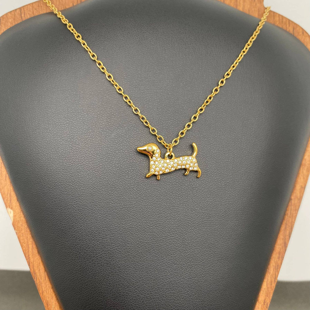 Dachshund 18K Gold Plated Necklace