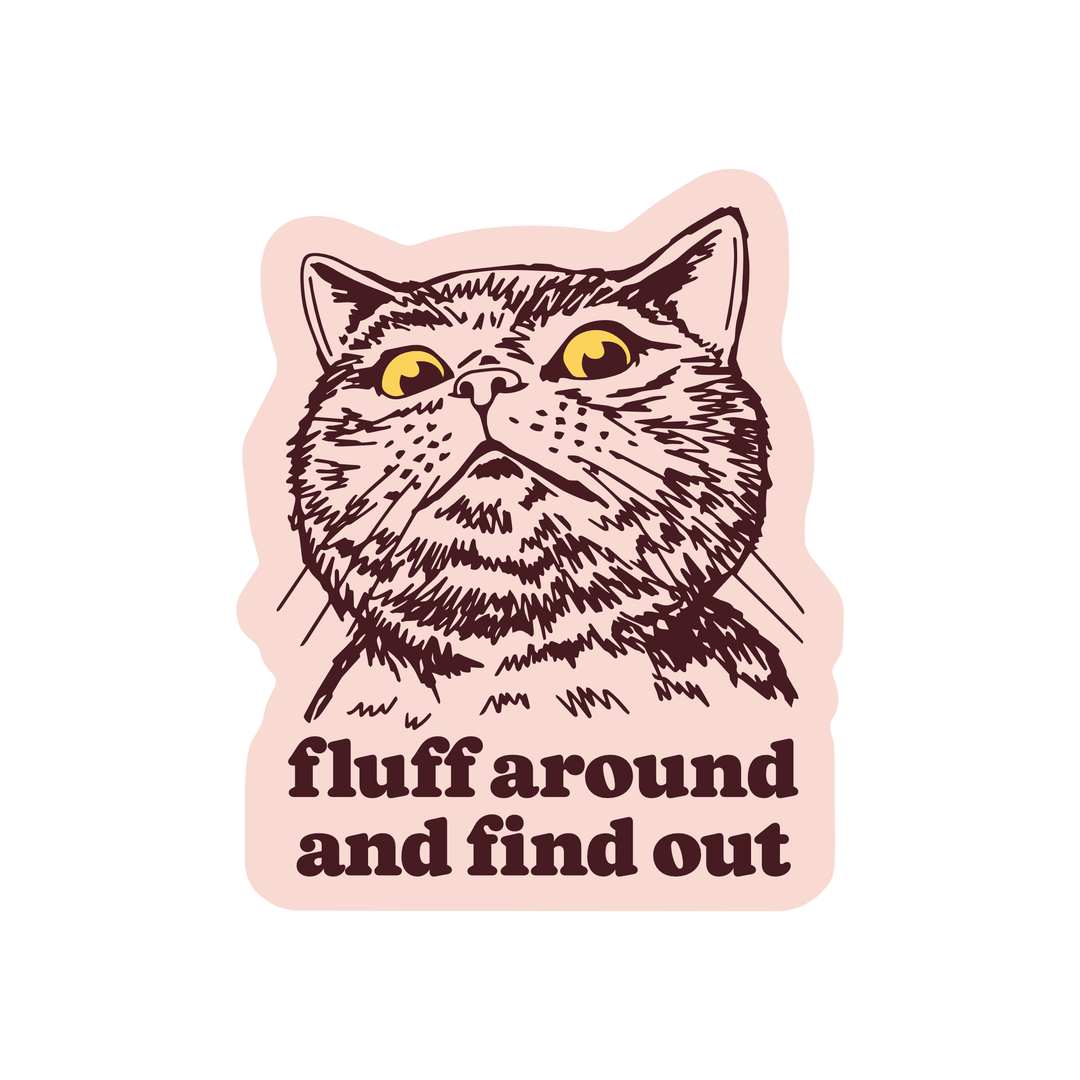 Kitty Cat Swear Sticker