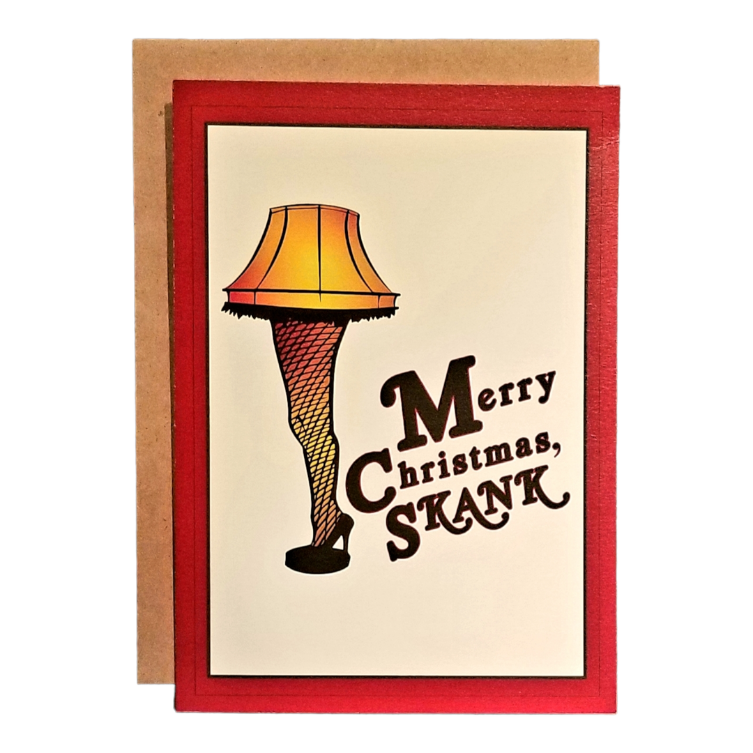 Merry Christmas, Skank Greeting Card