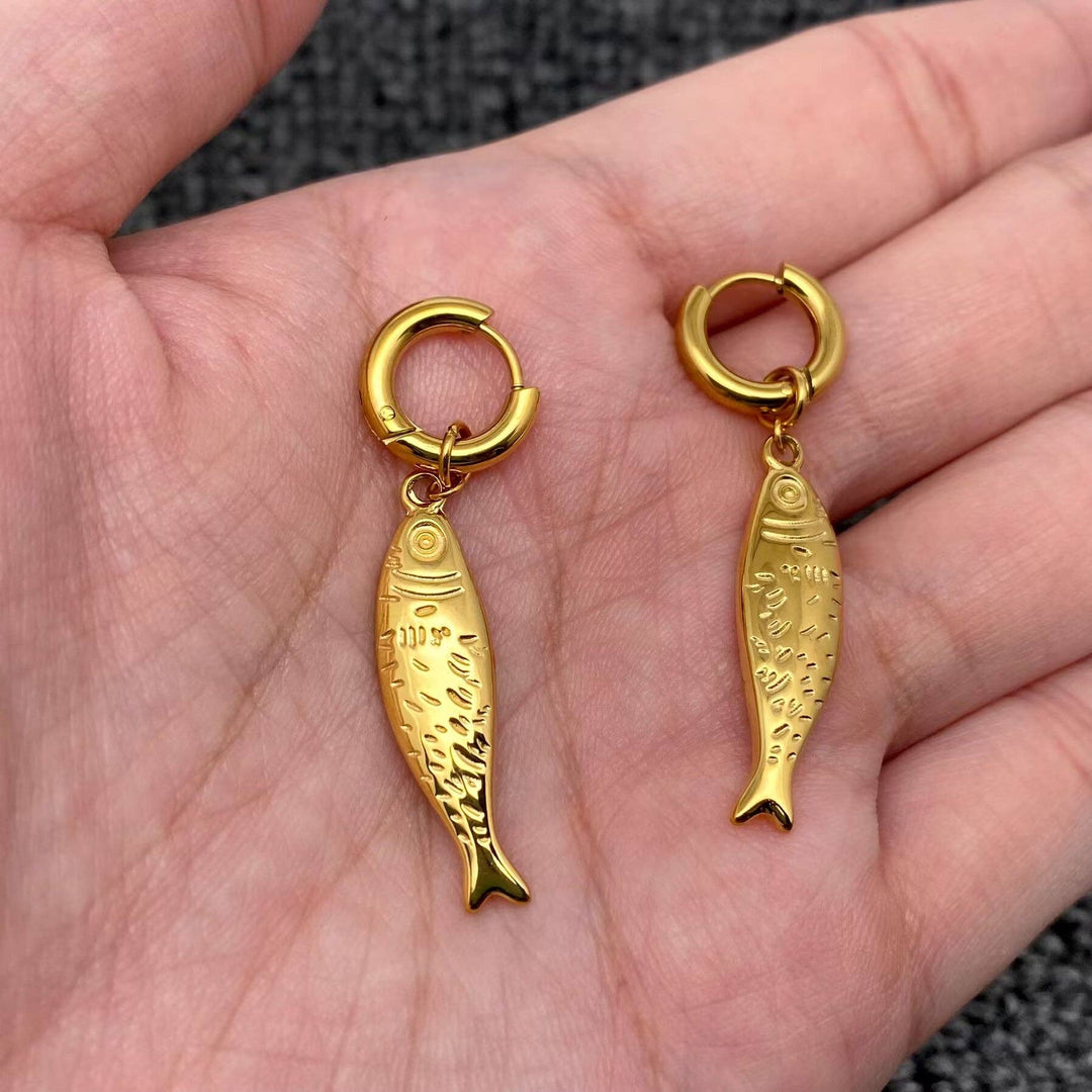Fish Charm Earrings
