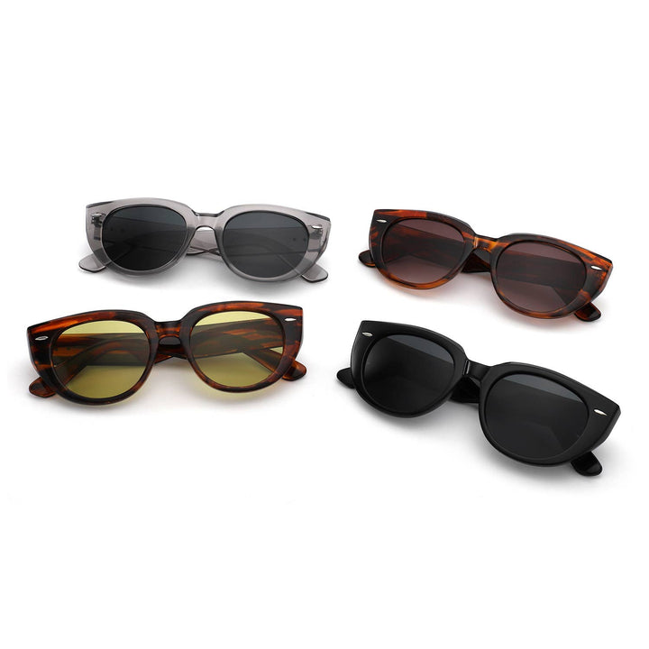Vintage Oversized Cat-Eye Sunglasses
