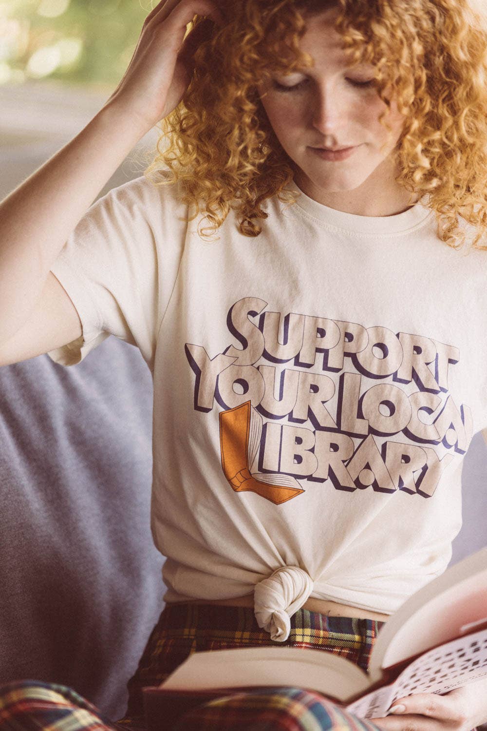 Support Your Local Library | Unisex Graphic T-shirt