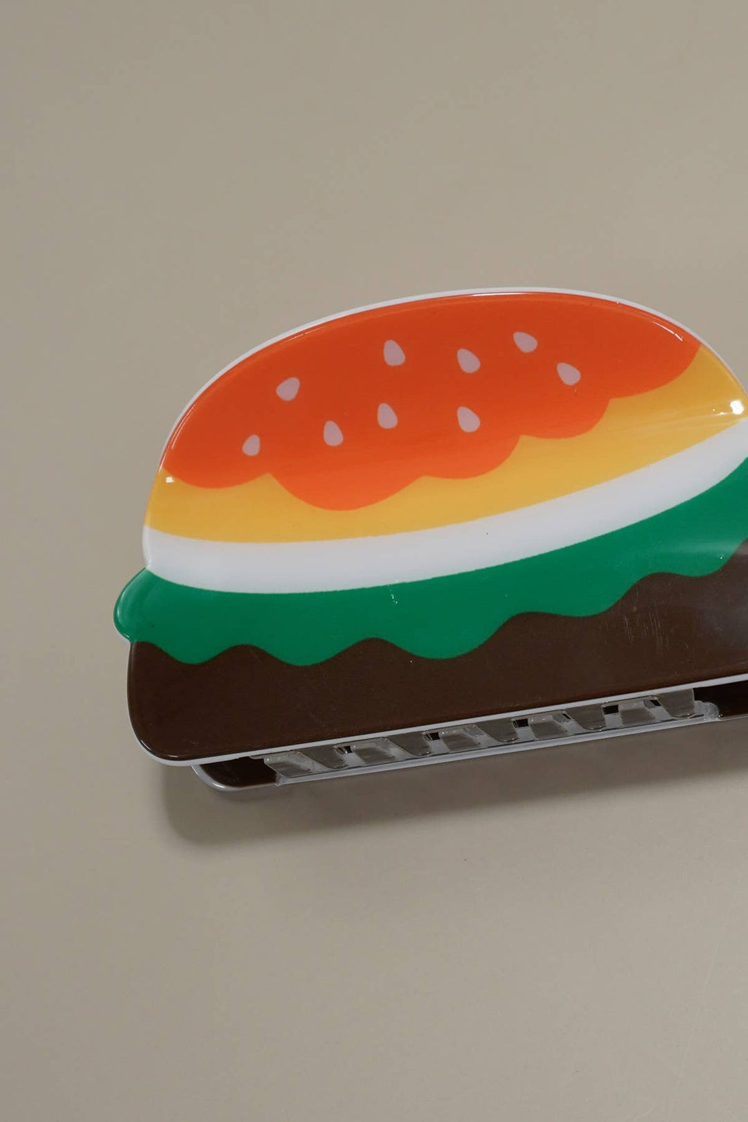 JUMBO FOODIE HAIR CLAW CLIPS