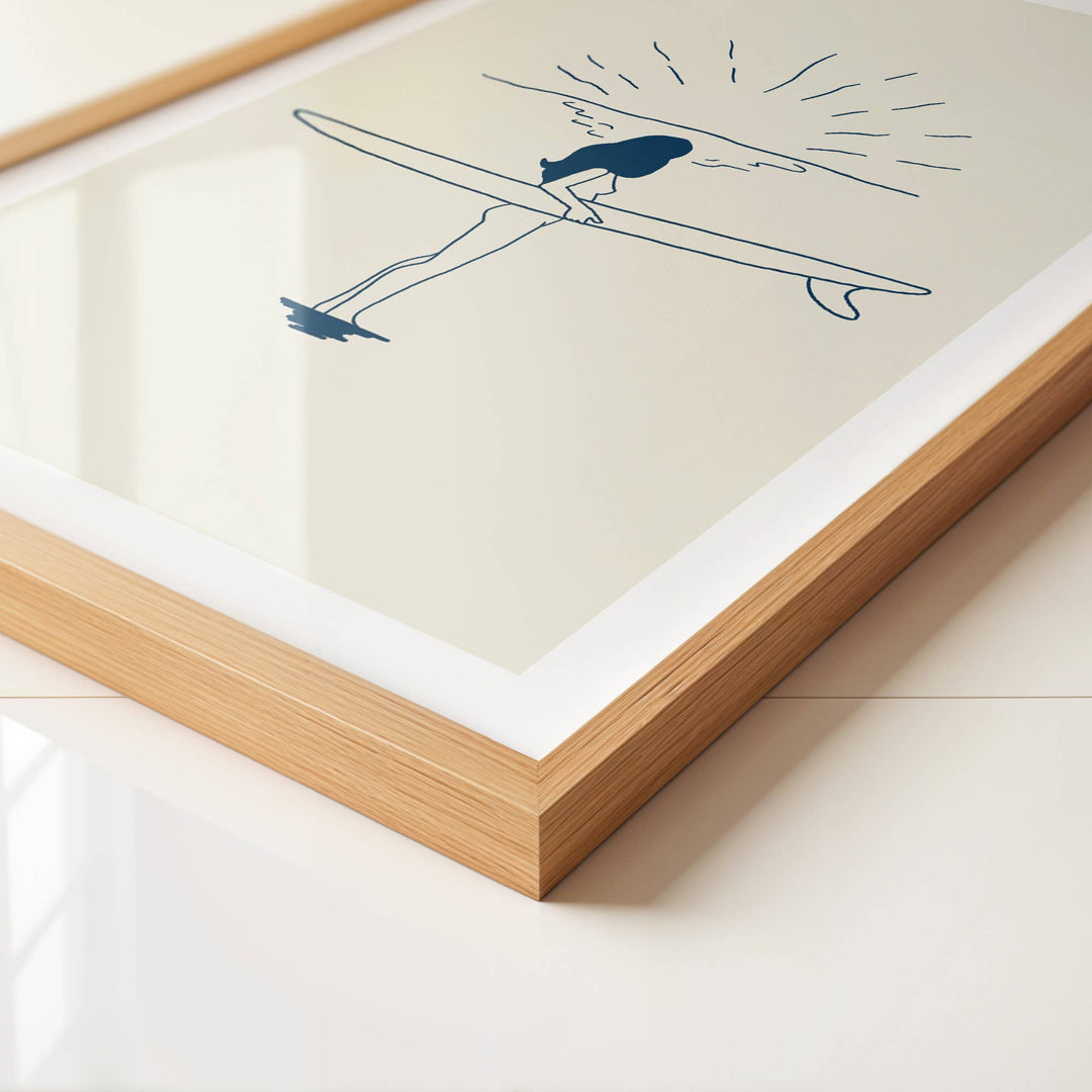 Surf and Sun Art Print