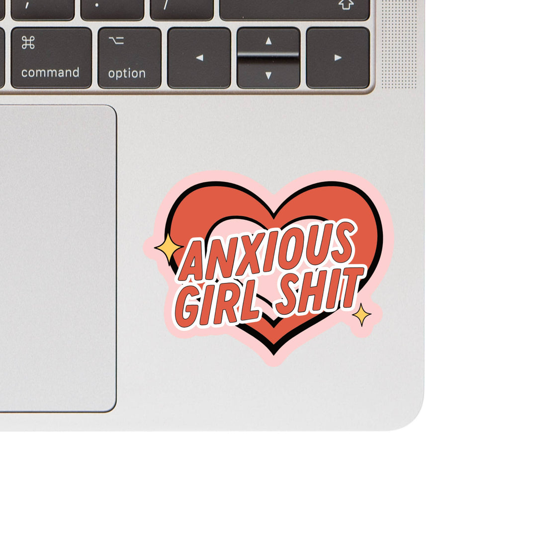Anxious Girl Sticker