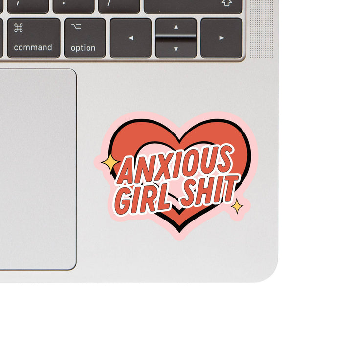 Anxious Girl Sticker