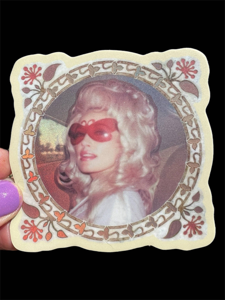 Dolly Butterfly Shades Sticker