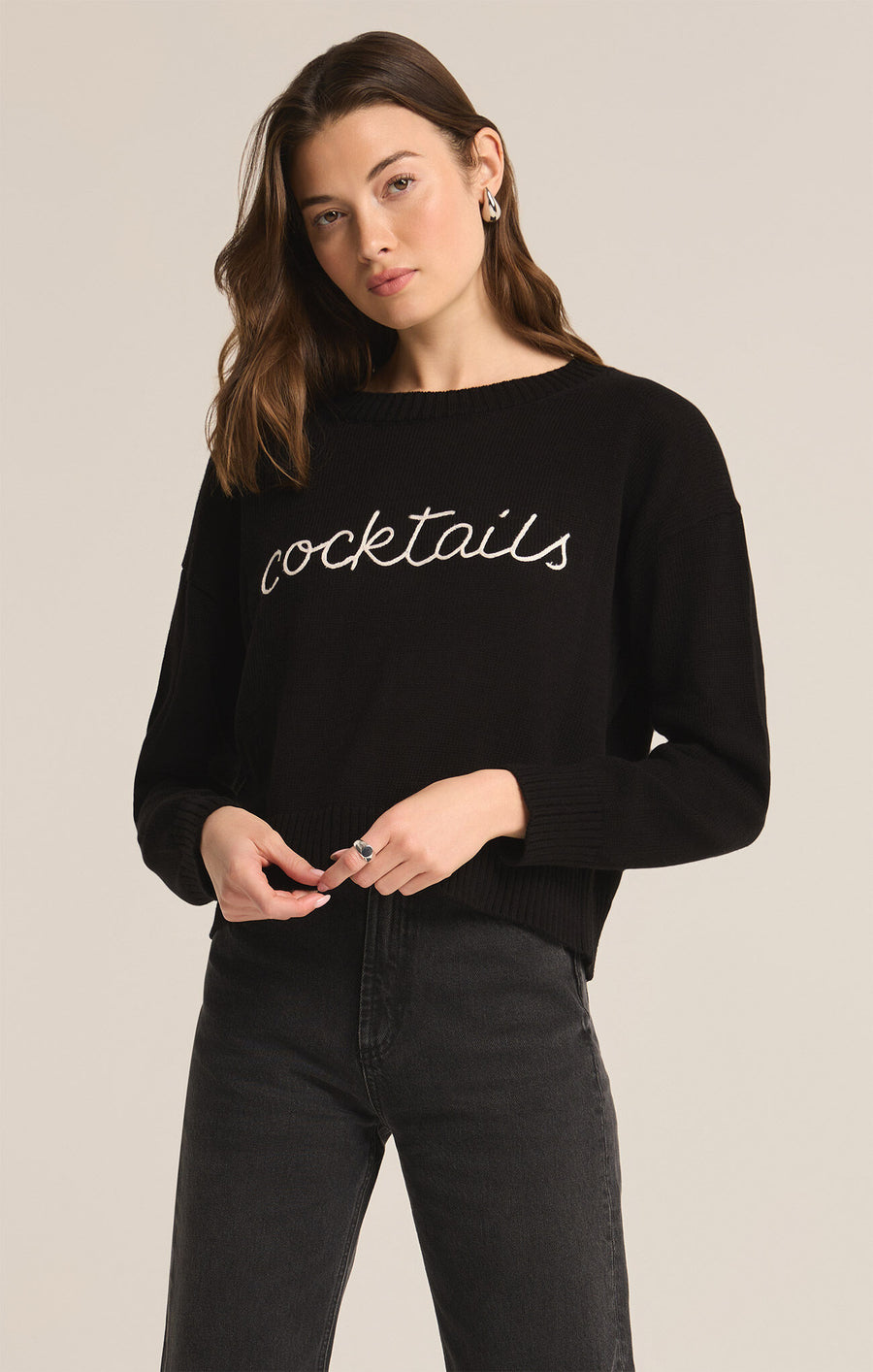 Z Supply Womens Cocktails Sweater