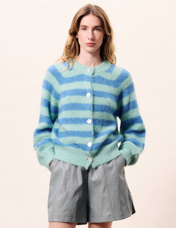 Bleu Azur Cardigan| FRNCH
