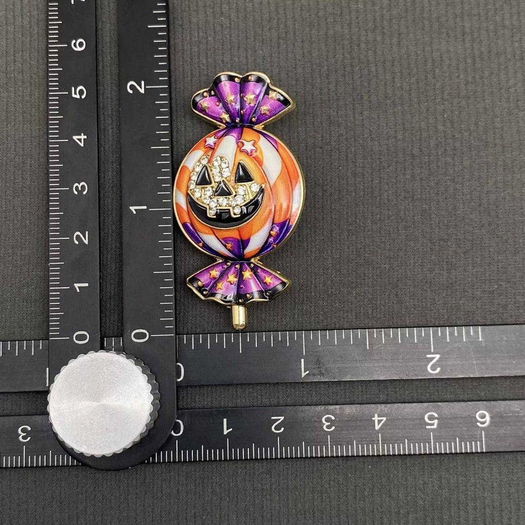 Halloween Pumpkin Candy Brooch