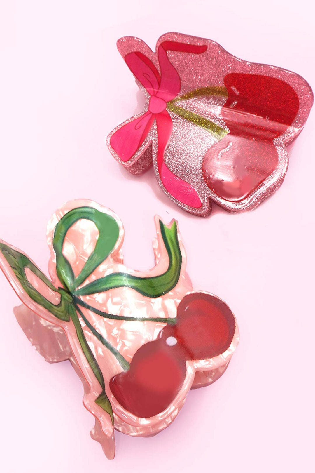 CHERRY HAIR CLAW CLIP