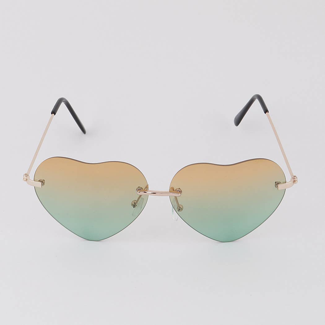 Gradient Heart Sunglasses