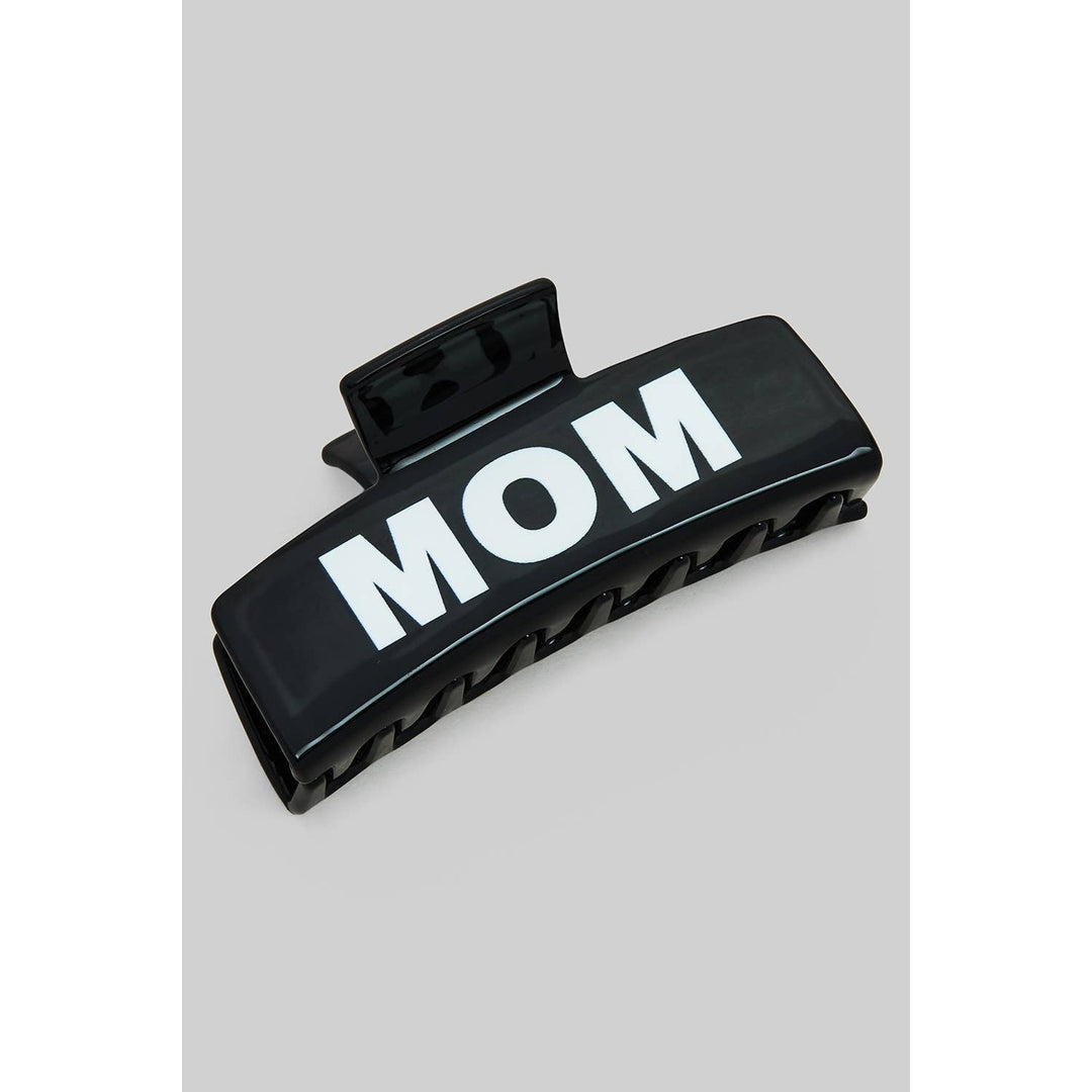 DOG MOM RECTANGULAR HAIR CLIP