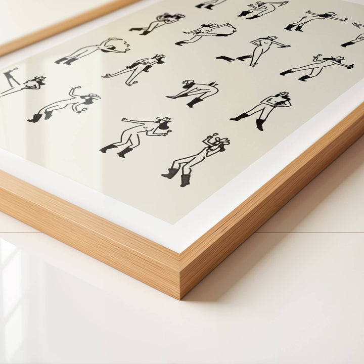 Wine Dancing Cowgirl Art Print