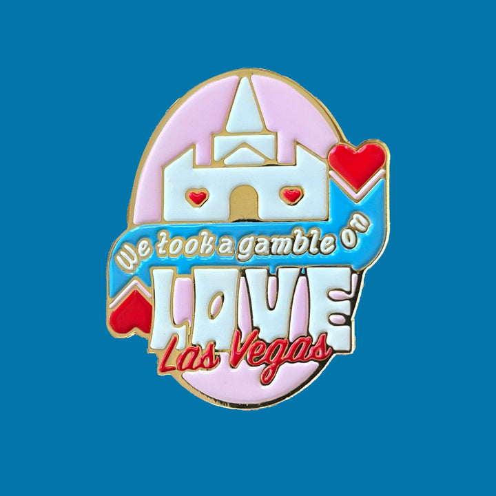 Gamble on Love - Vegas Elopement Pin