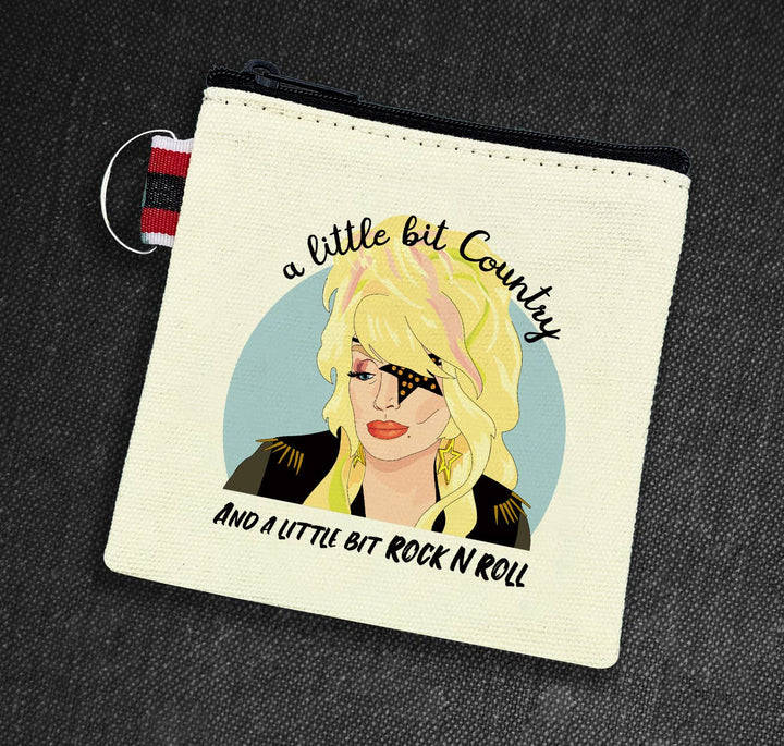 Dolly Parton A Little Bit Country Canvas Pouch
