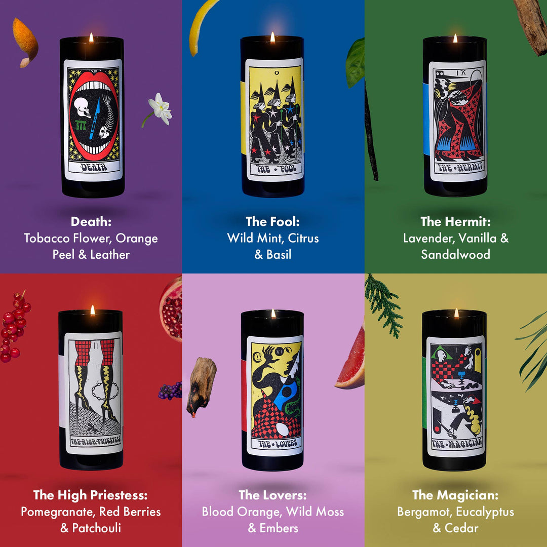 Tarot Mystery Card Candle - Mystery Card