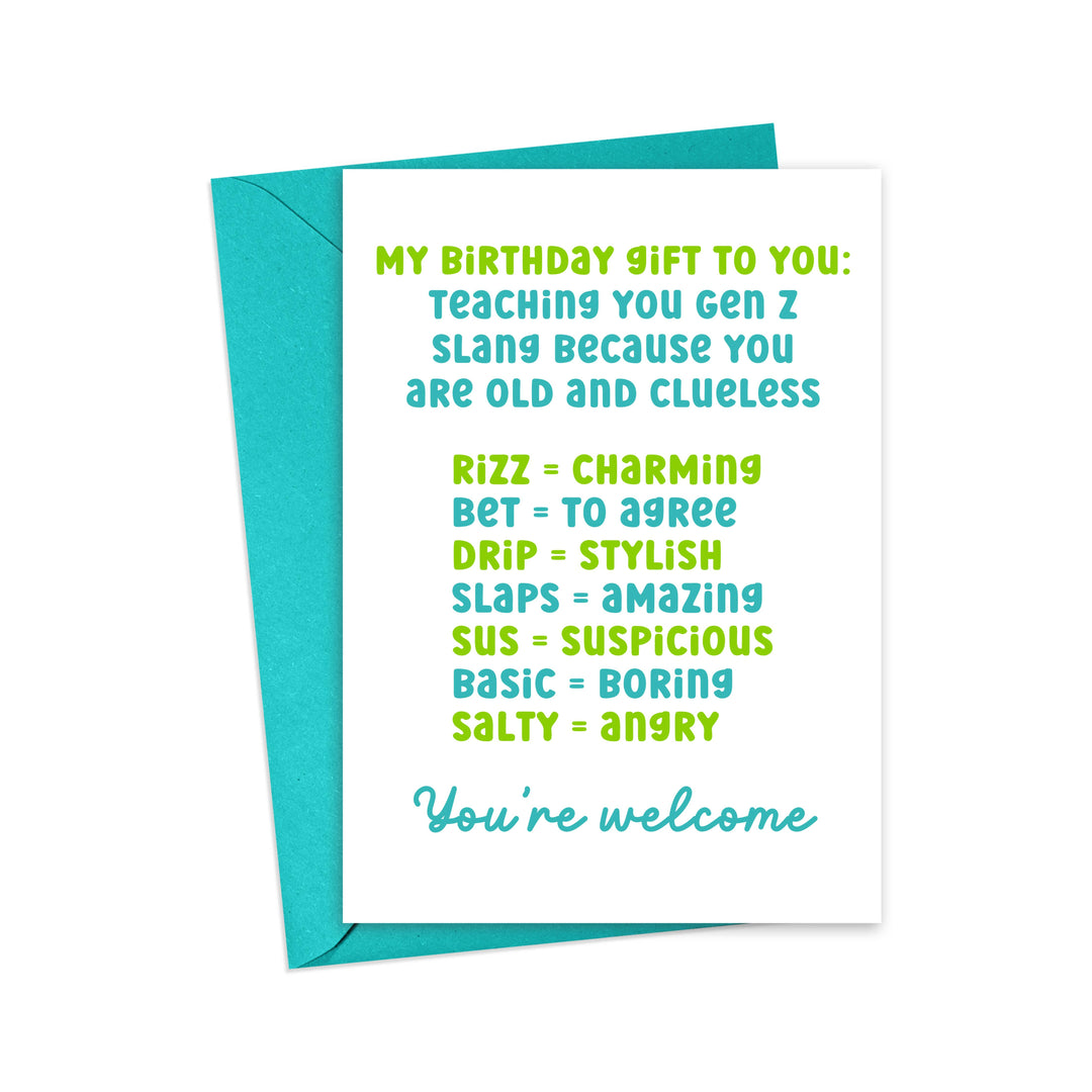 Funny You're Old Gen Z Birthday Greeting Cards – The Perfect Blend of Humor and Celebration