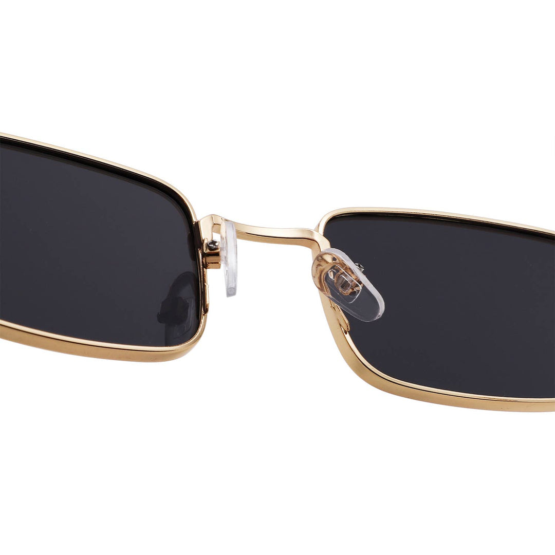 Vintage Rectangle Metal Sunglasses