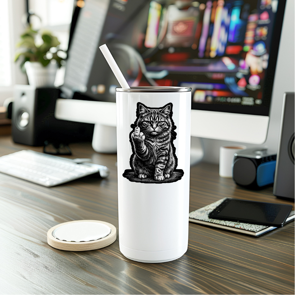 F You Cat Sticker