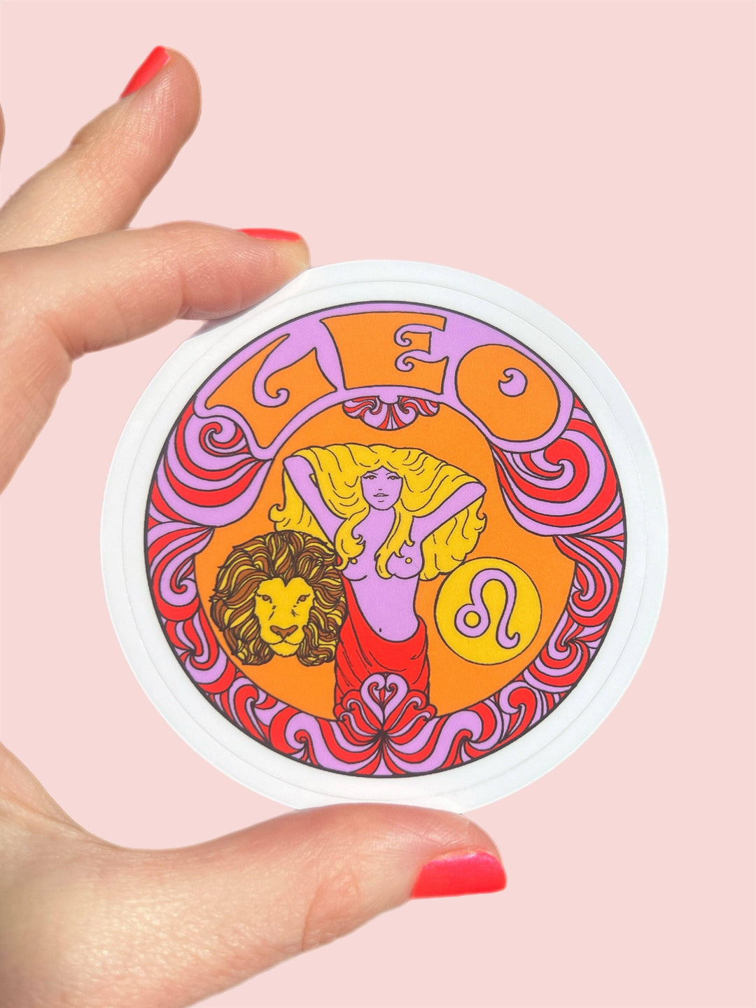 Leo Zodiac Sticker