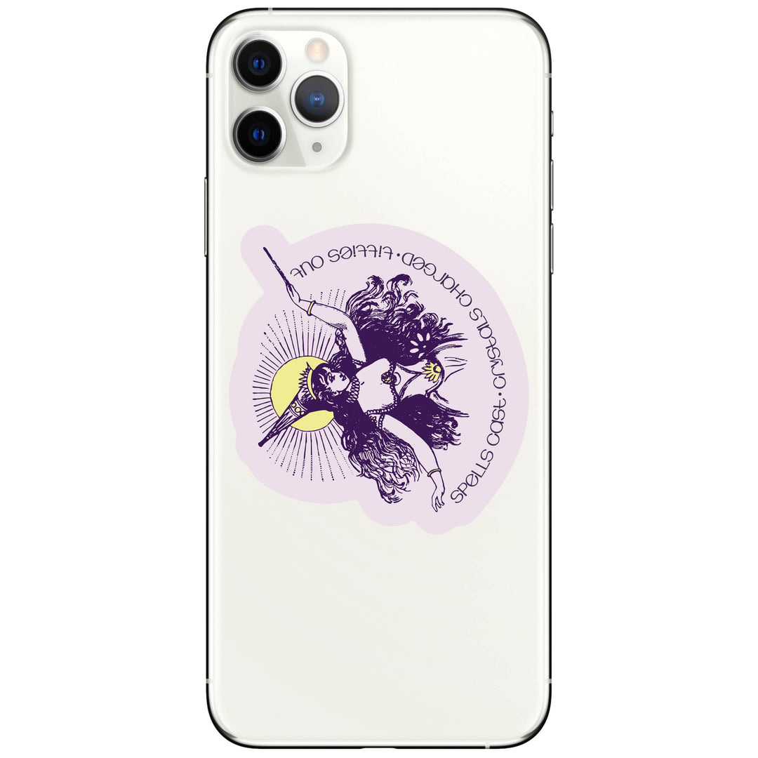 Crystal Plant Witch Sticker