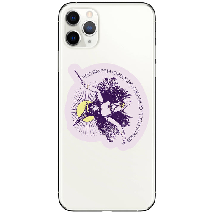 Crystal Plant Witch Sticker