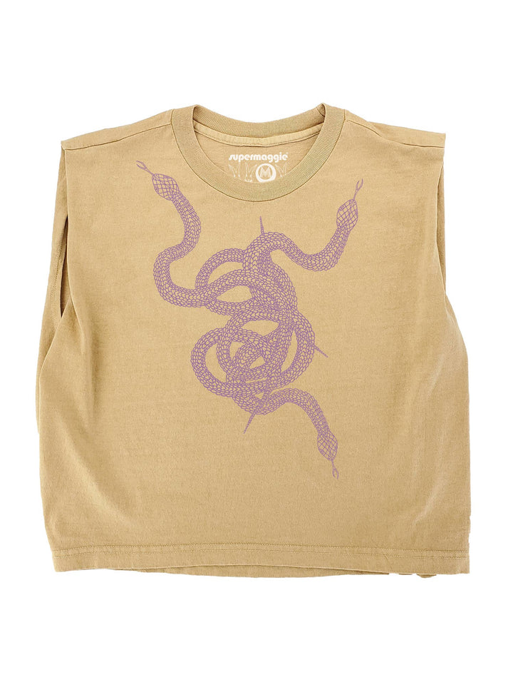 Tangle Snakes Maisie Heavyweight Muscle Tee