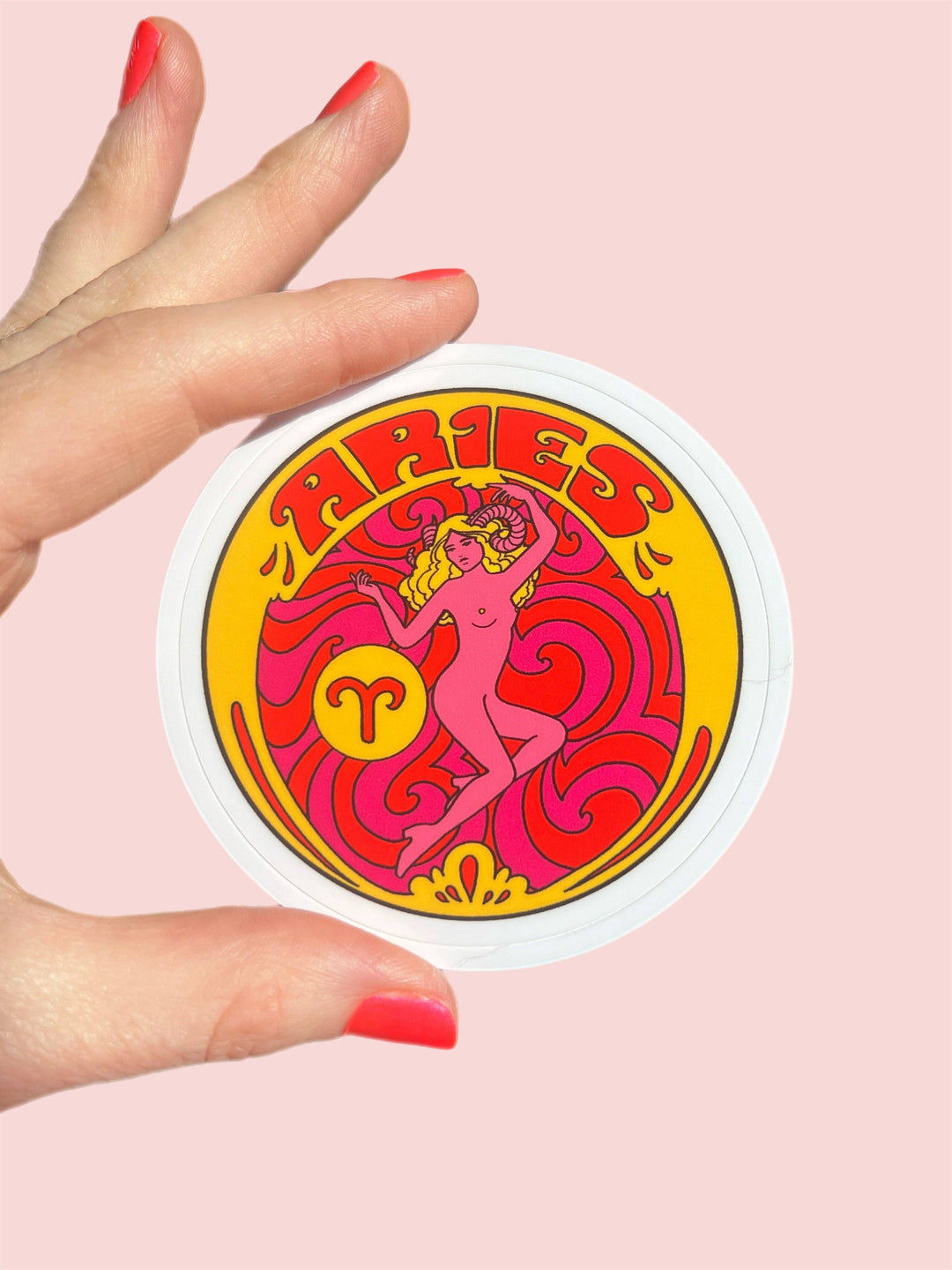 Aries Zodiac Sticker
