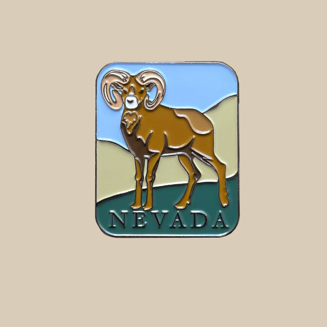 Bighorn Sheep Nevada Pin
