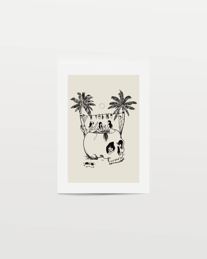 The Freaky Tiki Art Print